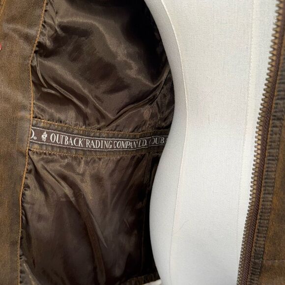 Outback Trading Company Canvas/Quilted Jacket with Floral Back Embroidery - Picture 14 of 15